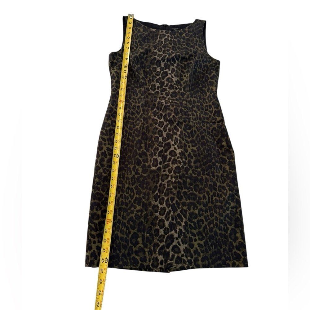 Ann Taylor Cheetah Print Sheath Dress Size 6 - Picture 11 of 17